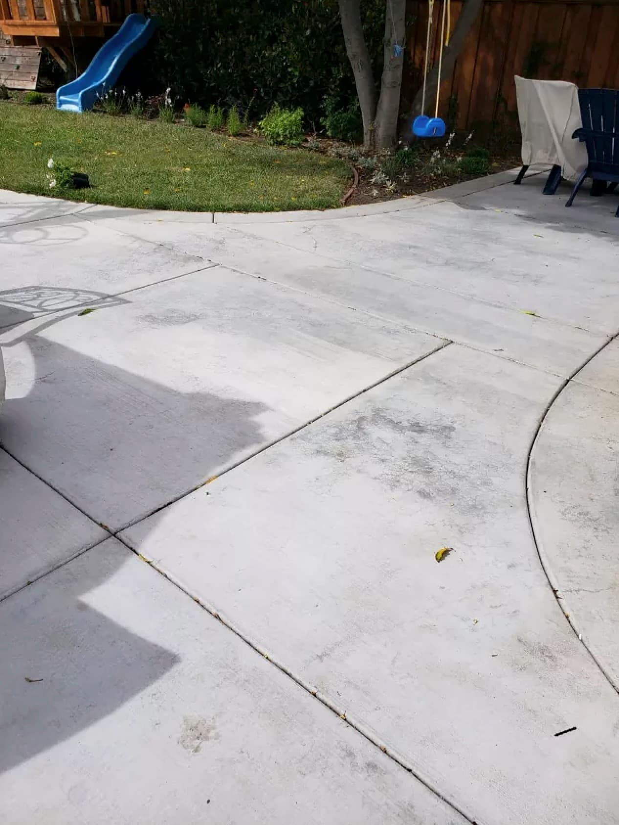 Concrete patio installation in Highlands Louisville KY