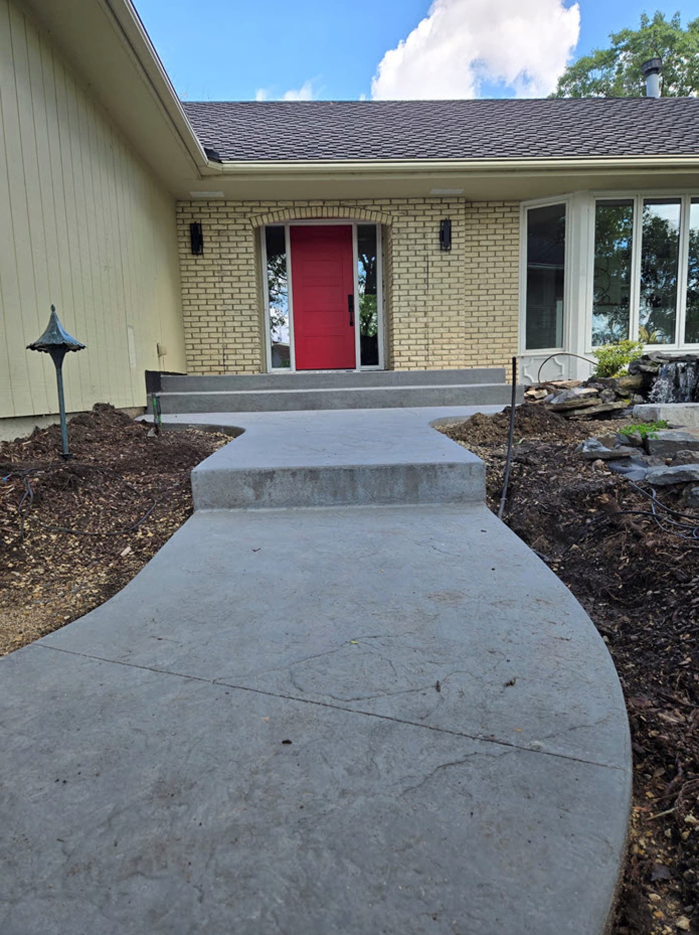 Concrete sidewalk and steps in Louisville KY